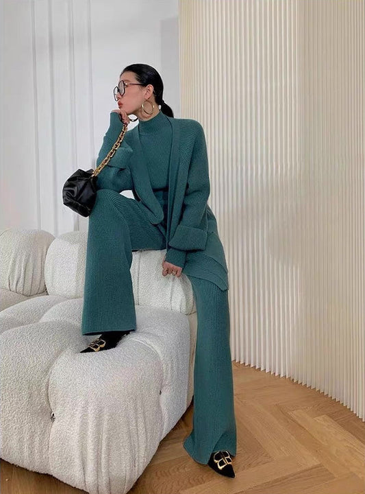 オーバーサイズニットアンサンブルセットアップ